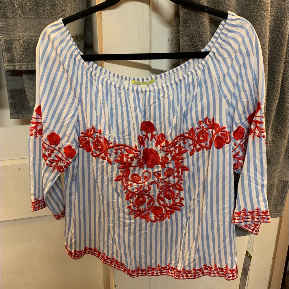 Off the shoulder shirt